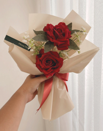 Twin Roses Bouquet