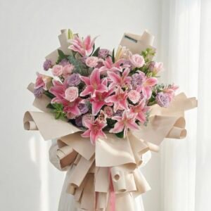 The Royal Lily Bouquet (Fresh)
