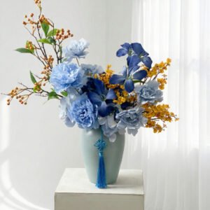 Blue Wealthy Blossom (Artificial)